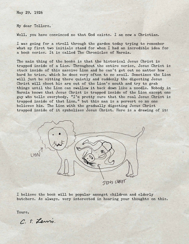 Illustration for article titled These Letters Between C.S. Lewis And J.R.R. Tolkien Shed Light On One Of The Greatest Literary Friendships Of All Time